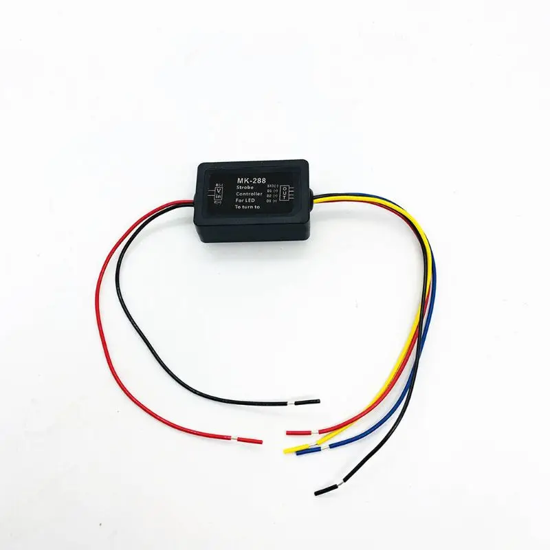 1 пара 3-ступенчатое последовательного потока полу динамический Chase Flash Light Хвост светильник Модуль Коробки автомобильный сигнал поворота контроллер мотоциклы