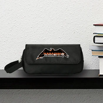 

Anime Haikyuu Large Pencil Case Anime Pen Bags Small School Bags Cartoon Stationery Storage Bag Girls kawaii Makeup Case