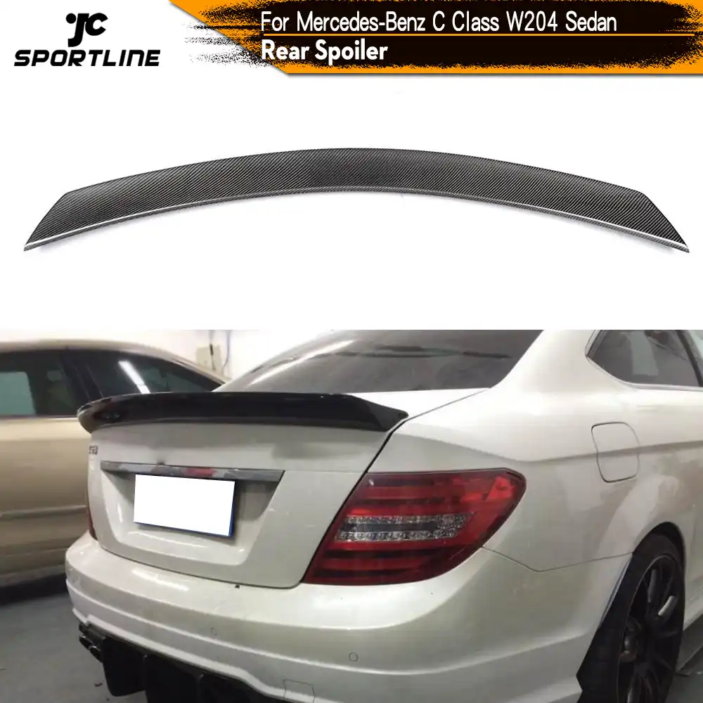 Buy For Mercedes W205 Amg Spoiler 2014 2015 2016 C Class W205 C63 C180 C200 C250 C260 Carbon Fiber Rear Spoiler Trunk Wing In The Online Store Car Decoration Shop Store At