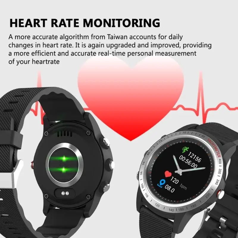 S22 Dual Bluetooth Smartwatch сердечного ритма IP67 водонепроницаемые спортивные Смарт-часы