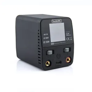 Image 2 - Toolkitrc P200 Gan Voeding AC100W Dc 200W Max 10A Output Met Type C 65W Output Snel Opladen Voor iphone Sumsung