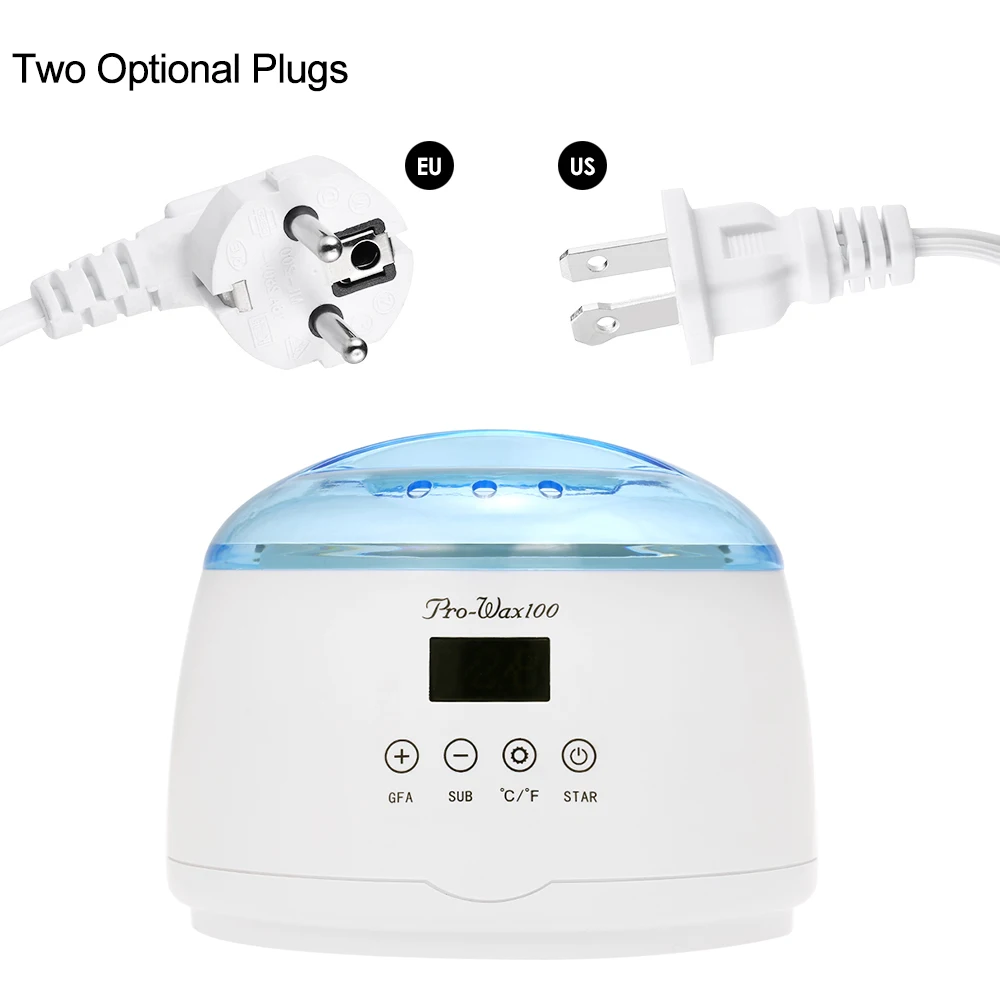 

1 Pair Depilatory Warmer Wax Heater Pot Hard Depilatory Wax Bean Epilator Health Care Paraffin Mini SPA Body Wax Heater Machine
