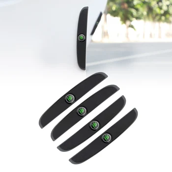 

4Pcs Car Anti-Collision Strip Car Door Anti-Scratch Protector Stickers For Skoda Octavia Rapid Kodiaq Karoq Fabia Superb Kamiq