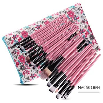 

Make Up 20PCS Wood brush Wool Fiber eyeshadow eyebrow eyeliner soft Cosmetic Brushes Eye Shadow pinceis de maquiagem Jz115