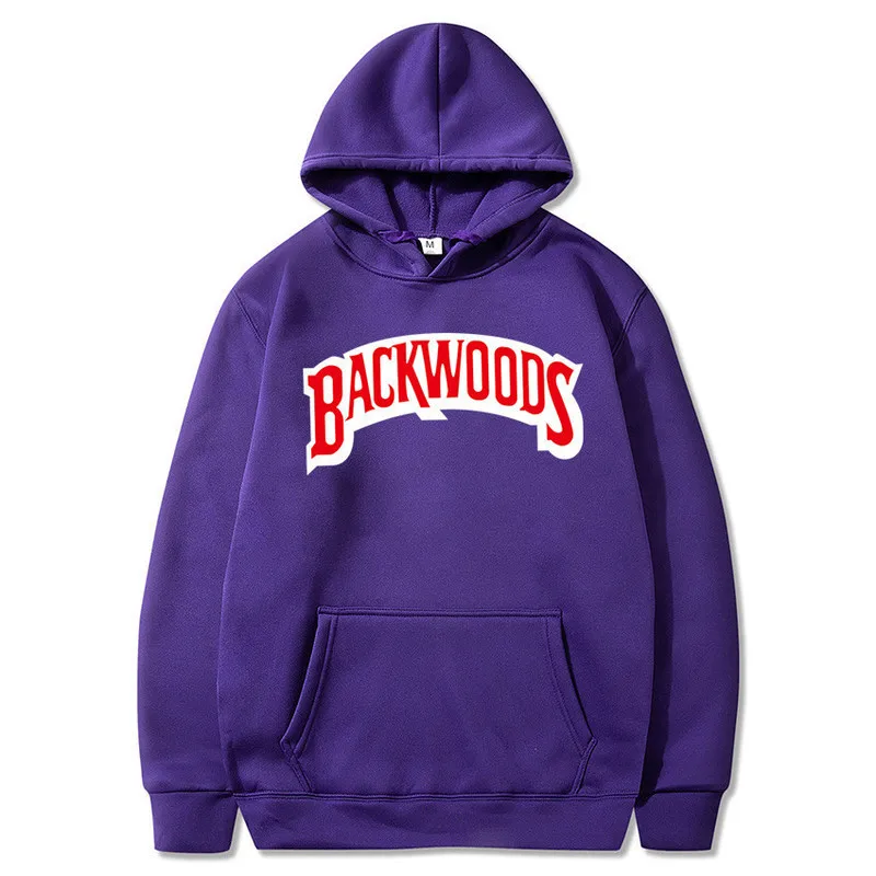 

Backwoods Hoodie Sweatshirt Men Fashion Autumn Winter Hip Hop Hoodie Pullover The Screw Thread Cuff Hoodies Streetwear coat