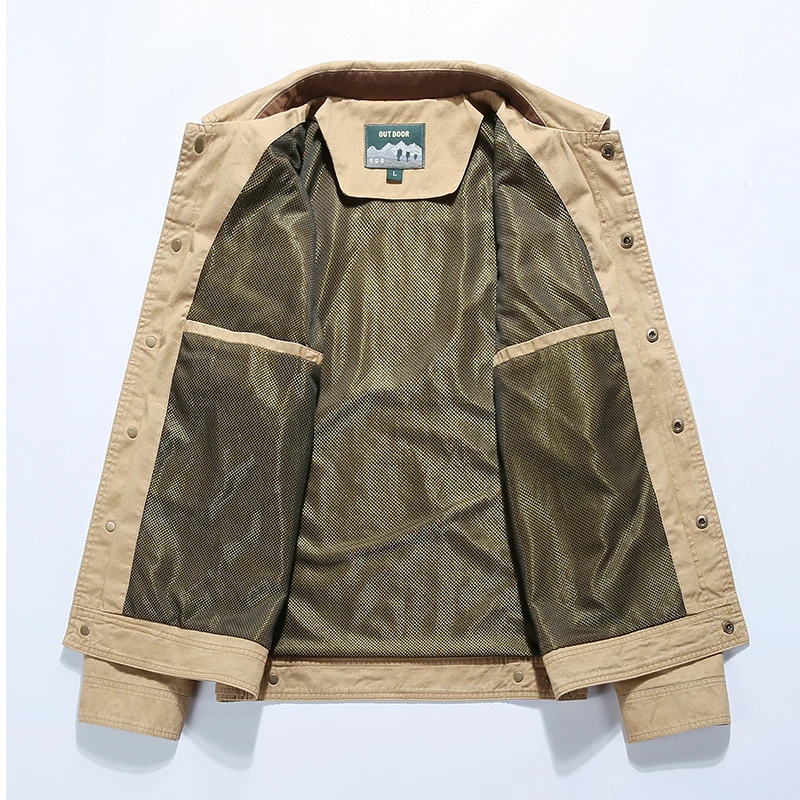 Куртка карго для мужчин весна осень военная армия хлопок бомбер куртки Jaqueta Masculino мульти карман плюс размер 4XL 5XL дропшиппинг