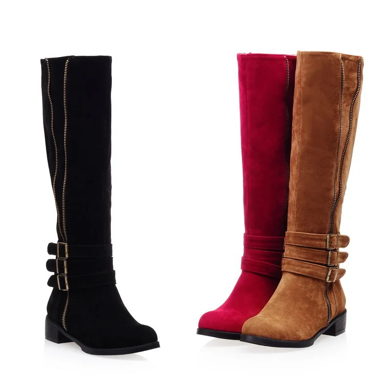 Женские сапоги зимняя обувь до колена кружевные женская Botas Mujer Invierno 2019 размера