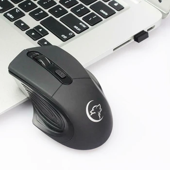 

Wireless Mouse Adjustable 2400DPI Mause 2.4G Optical USB Silent Mouse Ergonomic Mice for Laptop PC Computer Mouse