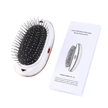 

Electric Hair Comb Brush Hair Straightening Comb Massage Straight Hair Styling Hair Negative Ion Comb Anti-static Portable Tool