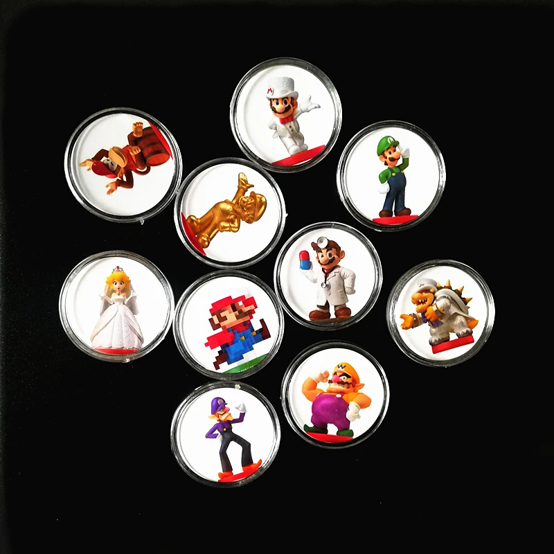 10 шт. Супер Марио Одиссея NFC игровая карта Amiibo Ntag215 Коллекционная монета печатная