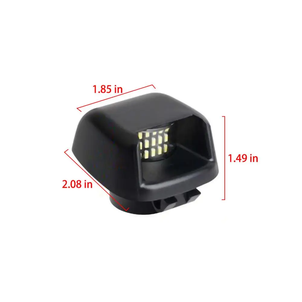 2 шт. IP67 18SMD 3 Вт белый светодиодный светильник номерного знака для Nissan Navara D40 Frontier Suzuki Pickup