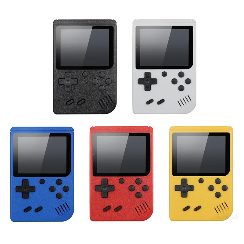 Retro Portable Mini Handheld Video Game Console 8-Bit 3.0 Inch Color LCD Kids Color Game Player Built-in 400 games