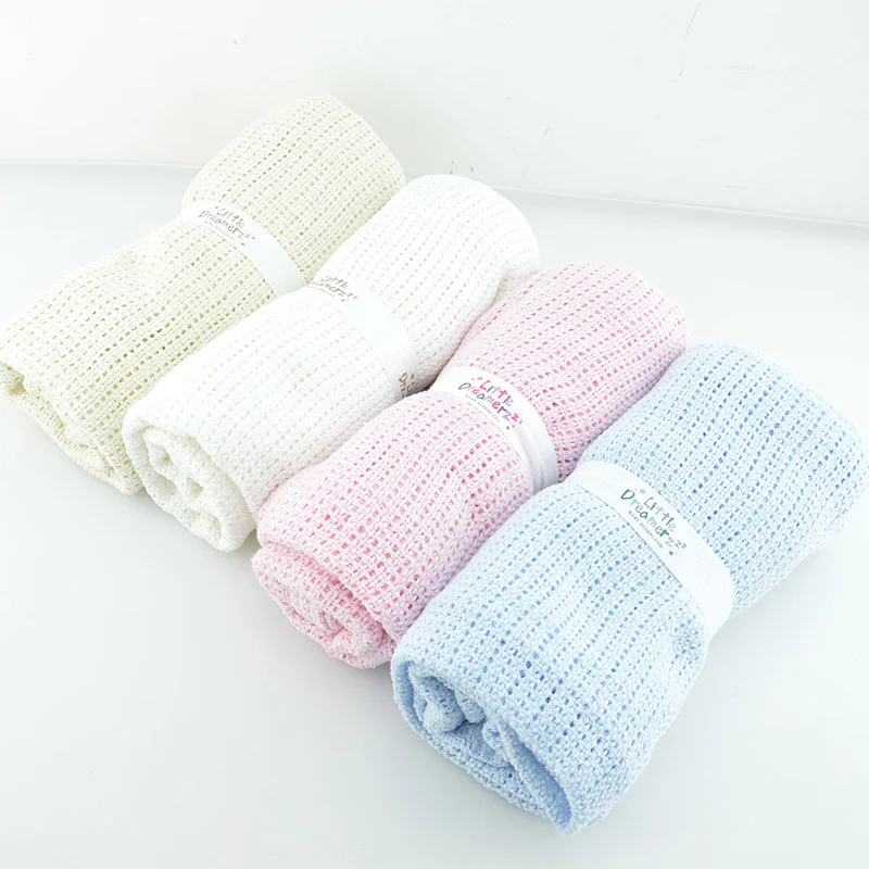 Muslin Baby Blanket Knitted Newborn Swaddle Wrap Blankets Baby Stuff  Infant Cotton Bedding Quilt For Bed Sofa Stroller Blankets 2