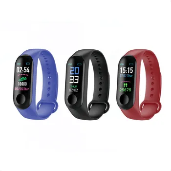 

Smart Fitness Bracelet Heart Rate Blood Pressure Health Waterproof Smart Watch M3 Pro Bluetooth Watch Wristband Fitness Tracker