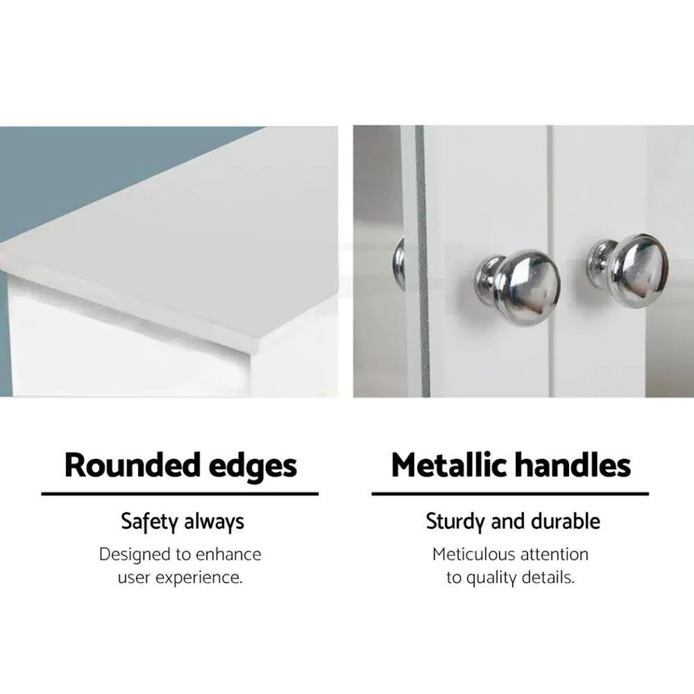 Bathroom cabinet56*13*58cmModern Style Wall Mounted Bathroom Cabinet with Mirror Cosmetic Storage Home Furniture Toilet Cupboard