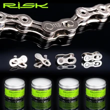 Risco bicicleta corrente ligação rápida conector conjunto de bloqueio mtb estrada bicicleta corrente de energia fivela liberação rápida para 6/7/8 s/9/10/11/12 velocidade