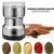 Кофейная мельница 220V Steel Mill Grind Beans Nuts mill стальные приправы EU/AU/US/UK Plug