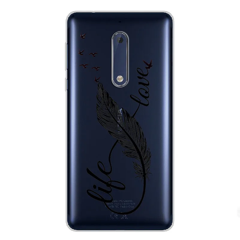 Ciciber перо для Nokia 8 7 1 6 5 3 2 Plus Мягкий силиконовый прозрачный ТПУ X7 X6 X5 X3 чехлы