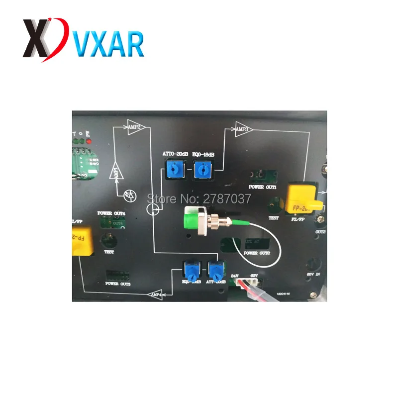 Catv  outdoor fiber optical  node  4 outputs AGC