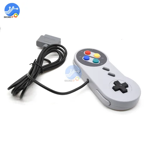 게임 컨트롤러 게임패드, SNES 시스템 콘솔 게임패드용, ABS 조이스틱 컨트롤러 패드, 16 비트 5