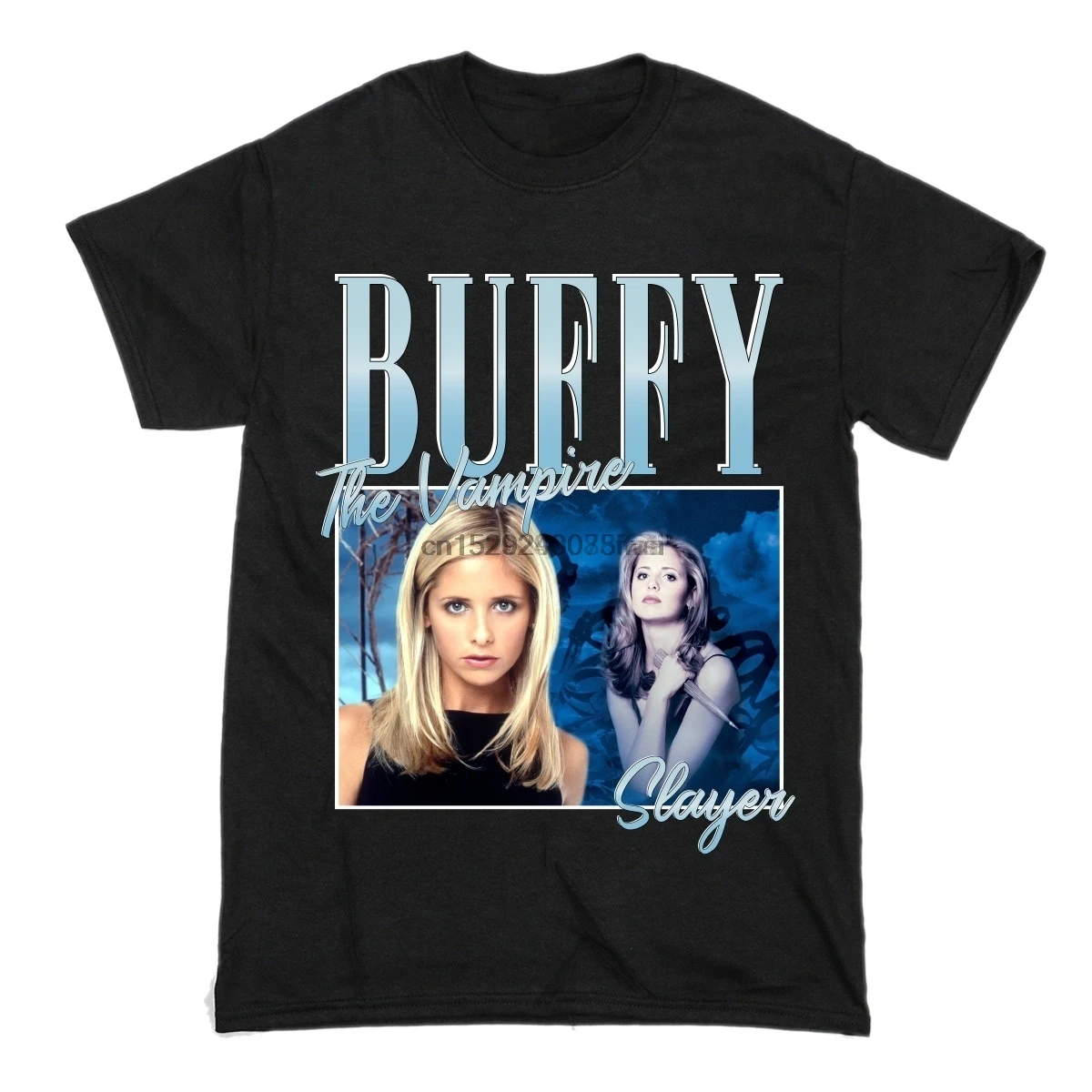 Винтажный постер ужасов Buffy the Vompire женская футболка | Мужская одежда