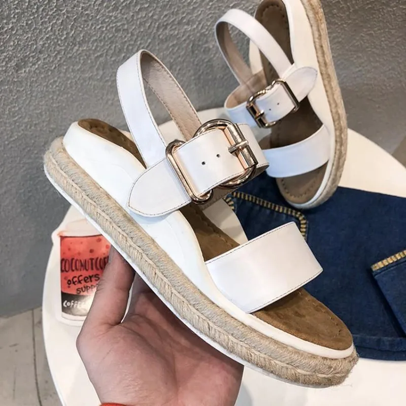 Дамские сандалии на платформе Chaussure Femme Повседневная женская обувь плоской