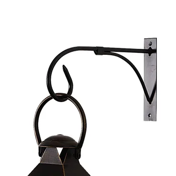 

Classic Hanging Wrought Plant Stand Rack Romantic Garden Home Landscaping Flower Pot Iron Art Hooks Holder Decor Wall