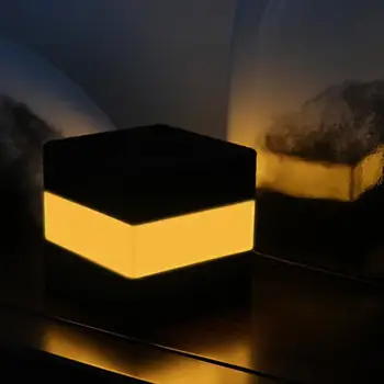 

LED Light PVC Gray Decoration DIY Energy Saving Atmosphere Lamp Night Light Square Night Light Colorful Sense USB Charging