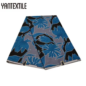 

YANTEXTILE Veritable Real Wax Fabric Ankara African Wax Prints Fabric Tissu Africain Wax Nigeria Batik 6 Yards/Piece For Wedding