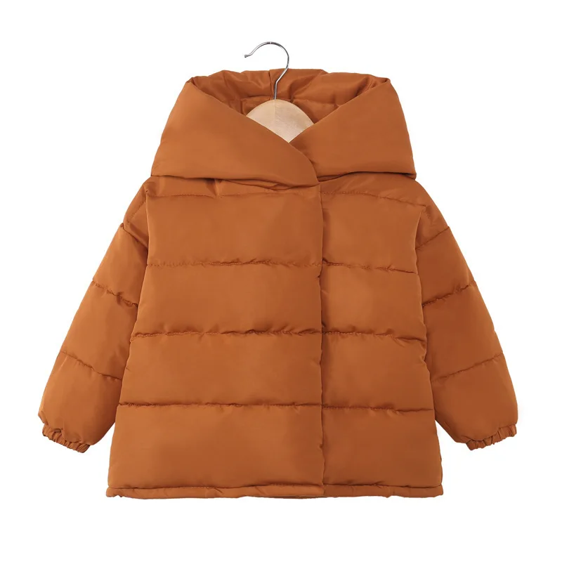 

Girls Padded Cotton Clothes New Style 2019 Winter Children Thick down Jacket Cotton-padded Clothes Korean-style Childrenswear Ba