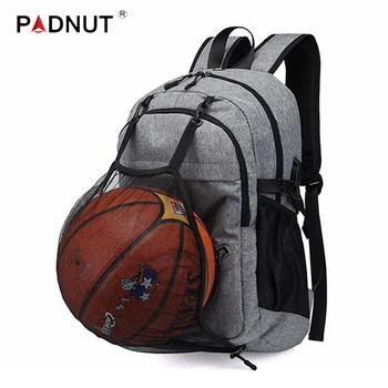 

Basketball Backpack Ball Boys Student School Bagpack Anti-theft for Teenagers USB Charging Bags Pack Men Travel Male Big Man Bag