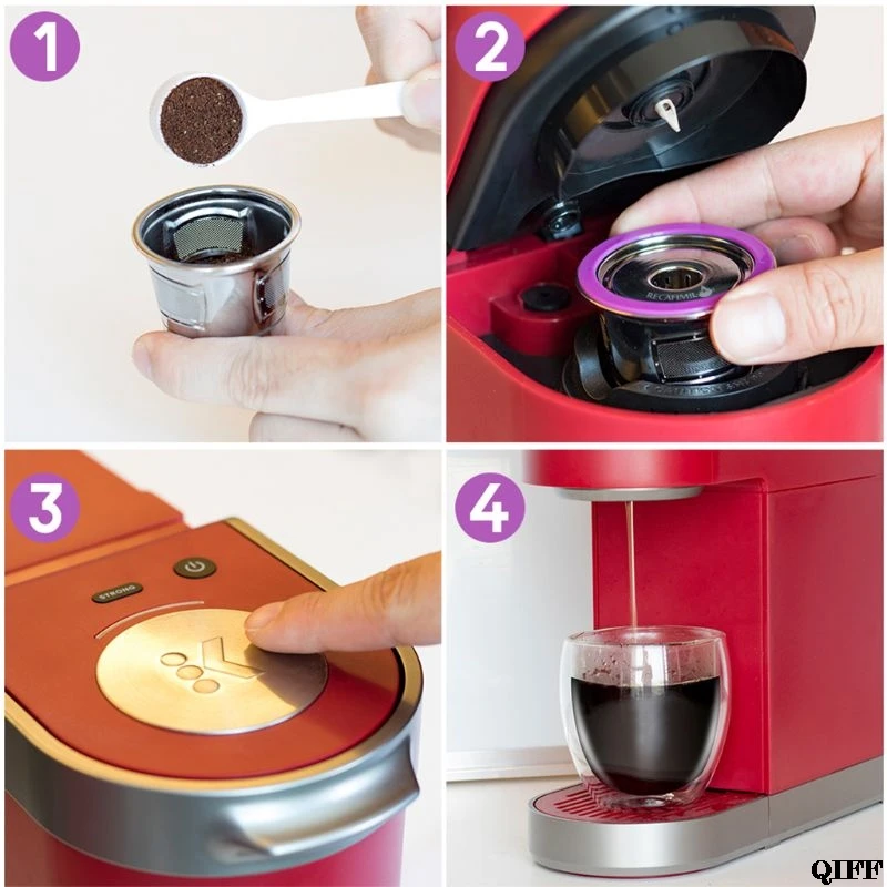 K-Cups многоразовые кофе многоразового использования капсулы для Keurig 18NOV24