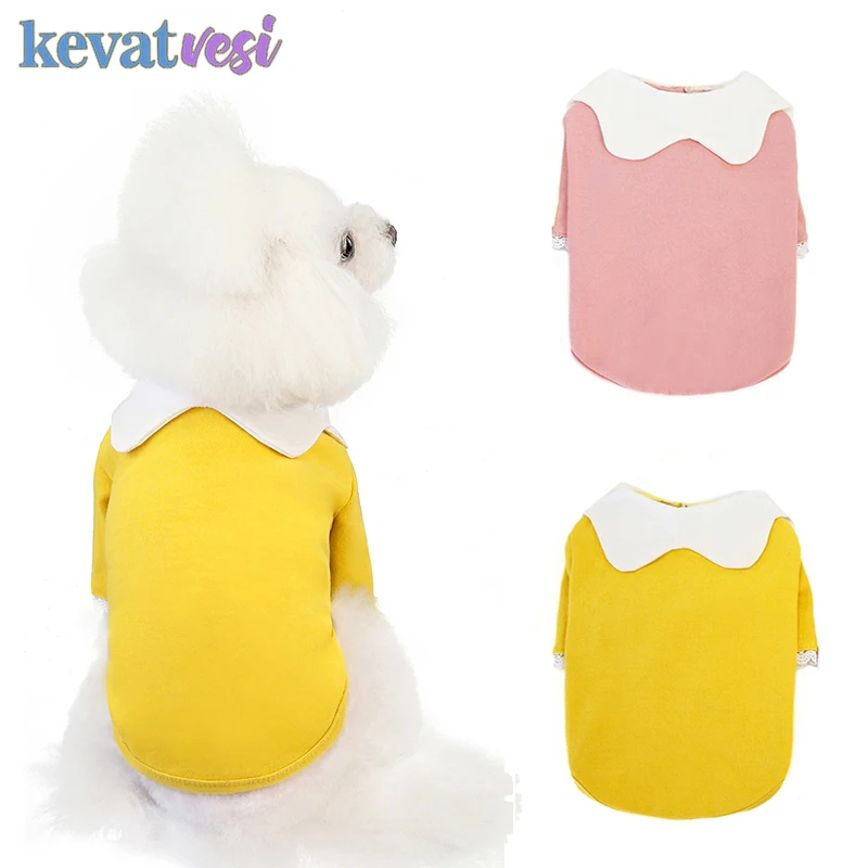 

Warm Pet Dog Clothes Winter Dog Coat Cute Dog Jacket With Lace Bow Dog Hoodies For Small Dogs Clothing Chihuahua Ropa Para Perro