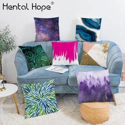 Geometric Printed Cushion Cover Home Decor Marble Texture Pattern Plush Throw Pillow Cover Decorative Square Pillowcase Geometric Printed Cushion Cover Home Decor Marble Texture Pattern Plush Throw Pillow Cover Decorative Square Pillowcase
