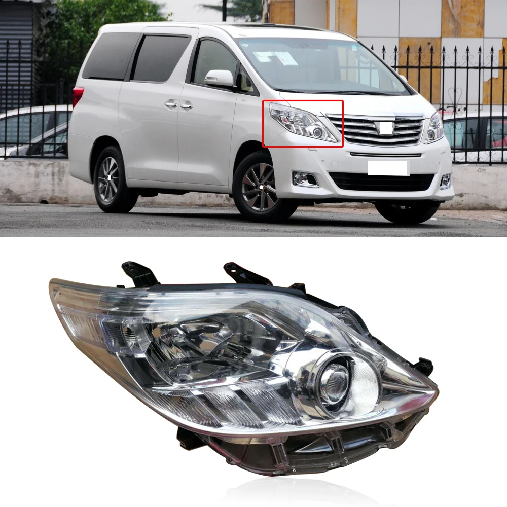 CAPQX для TOYOTA ALPHARD 2011- передний бампер, головной светильник, налобный светильник, лампа в сборе