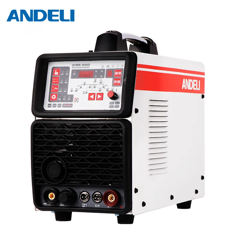 ANDELI TIG-250PACE Инвертор Цифровой AC DC Импульсная TIG сварка TIG алюминий с алюминиевым сплавом TIG сварочный аппарат