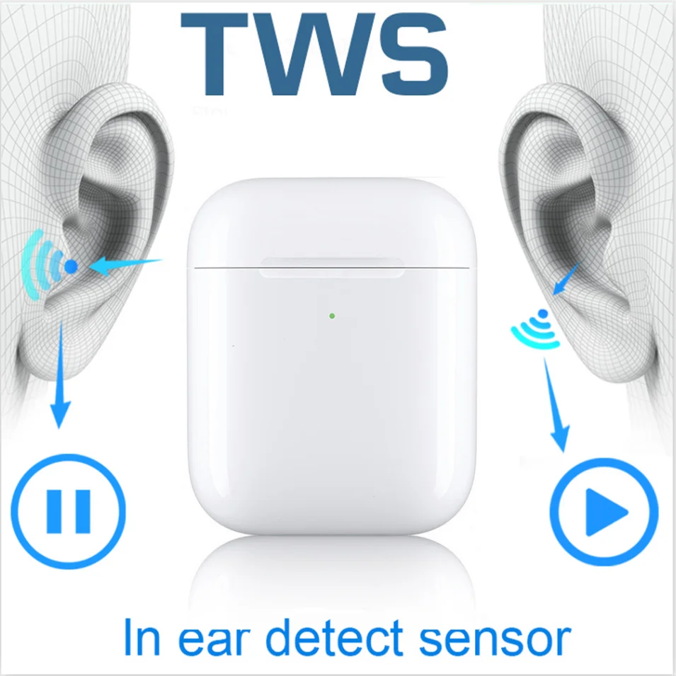 I10000 Tws Bluetooth наушники в ухо обнаружения сенсор Спортивная беспроводная гарнитура 1:1 Реплика с Smart Senser не I20000 I9000 I500