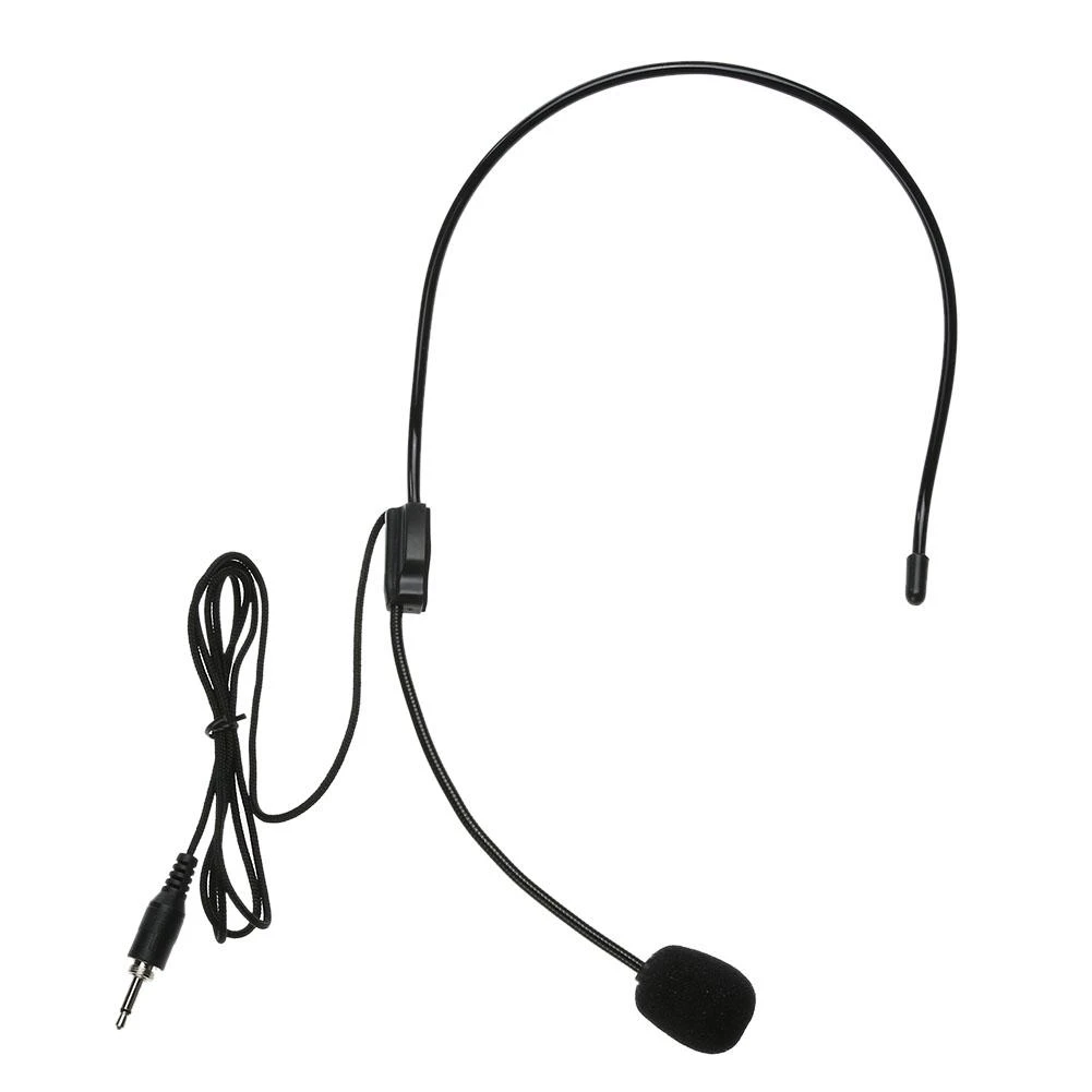 Universal Wired Headset Microphone for Tour Guide Teaching Lecture Portable 3.5mm Jack Condenser Mic For Loudspeaker