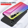 Pour Xiaomi Mi Note 10 Pro étui dur en verre trempé mode dégradé en fibre de carbone housse de protection pour Xiaomi mi CC9 Pro ► Photo 2/6