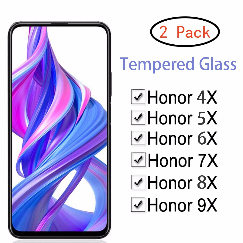 Защитное стекло для honor 9x 7x 8x пленка экрана Huawei honor7x 7 9 X X9 X8 X7 закаленное 2