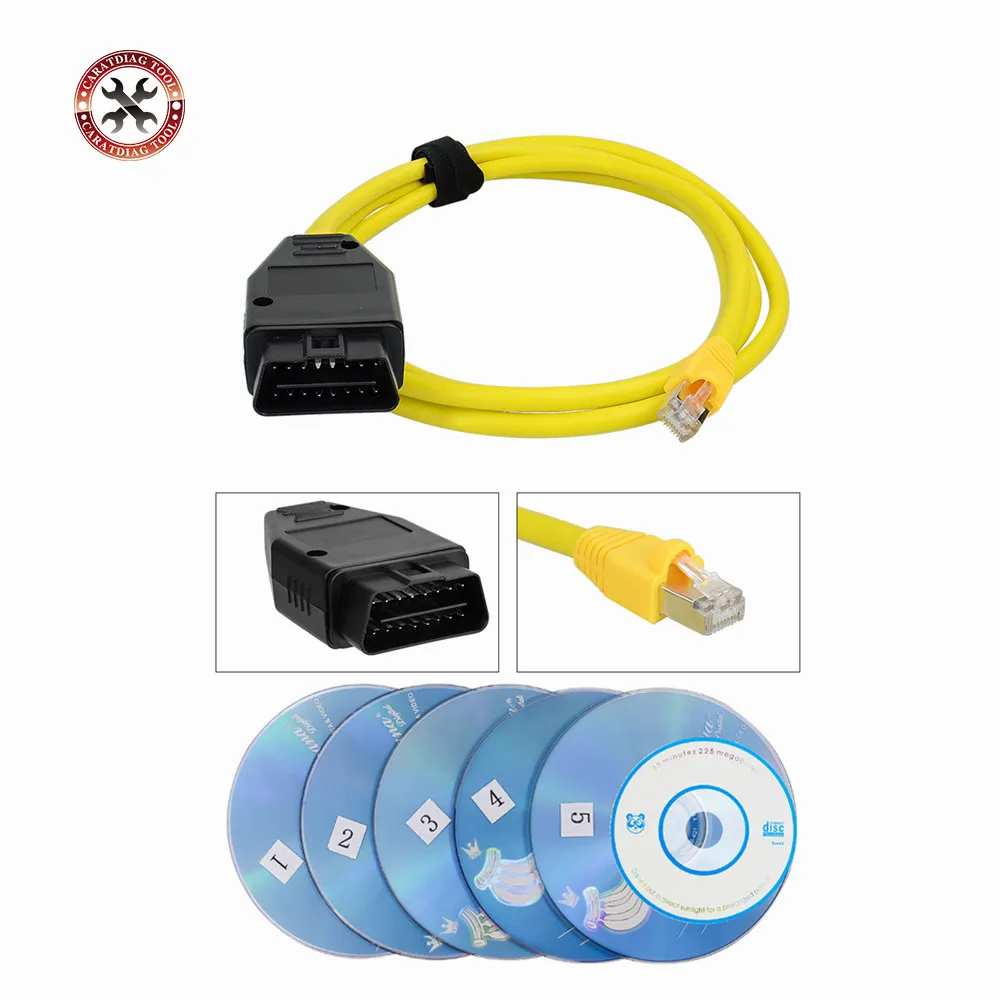HOT!!! ESYS Data Cable For BMW F-serie ENET Ethernet to OBD Interface E-SYS ICOM Coding OBD2 Automotivo Car Diagnostic | Автомобили и