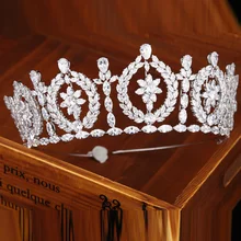 Модные тиары, свадебные аксессуары для волос, Свадебные короны