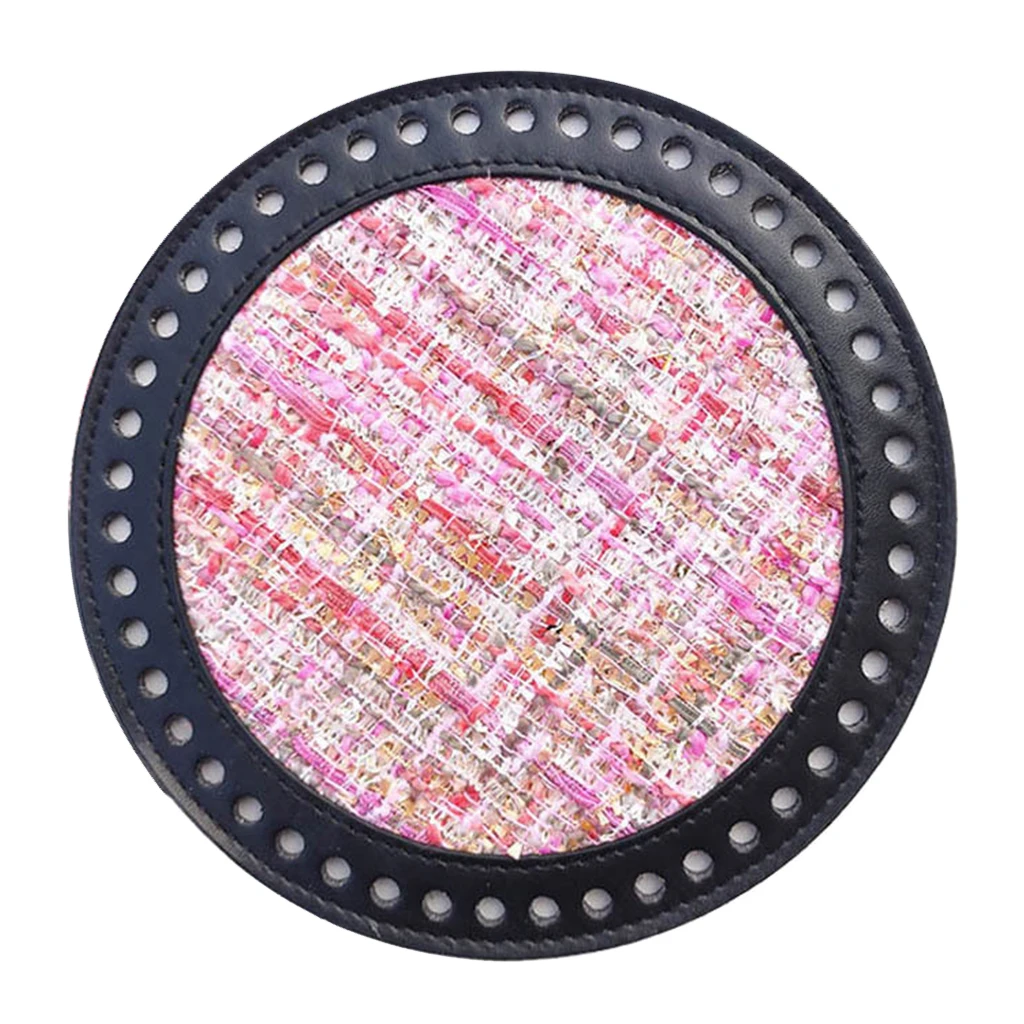 DIY Leather  Shaper Bottom for Knitting Crochet Bags Handbag Cushion Pad