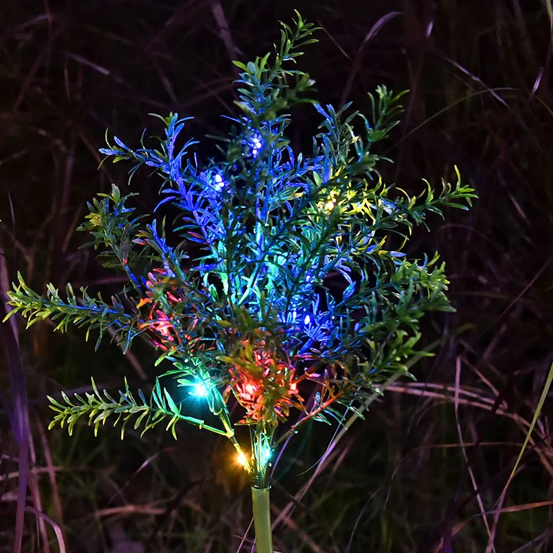 

2 Pcs Solar Simulation Christmas Tree Lights Party Decorative Lighting Ambient Lights J8 #3