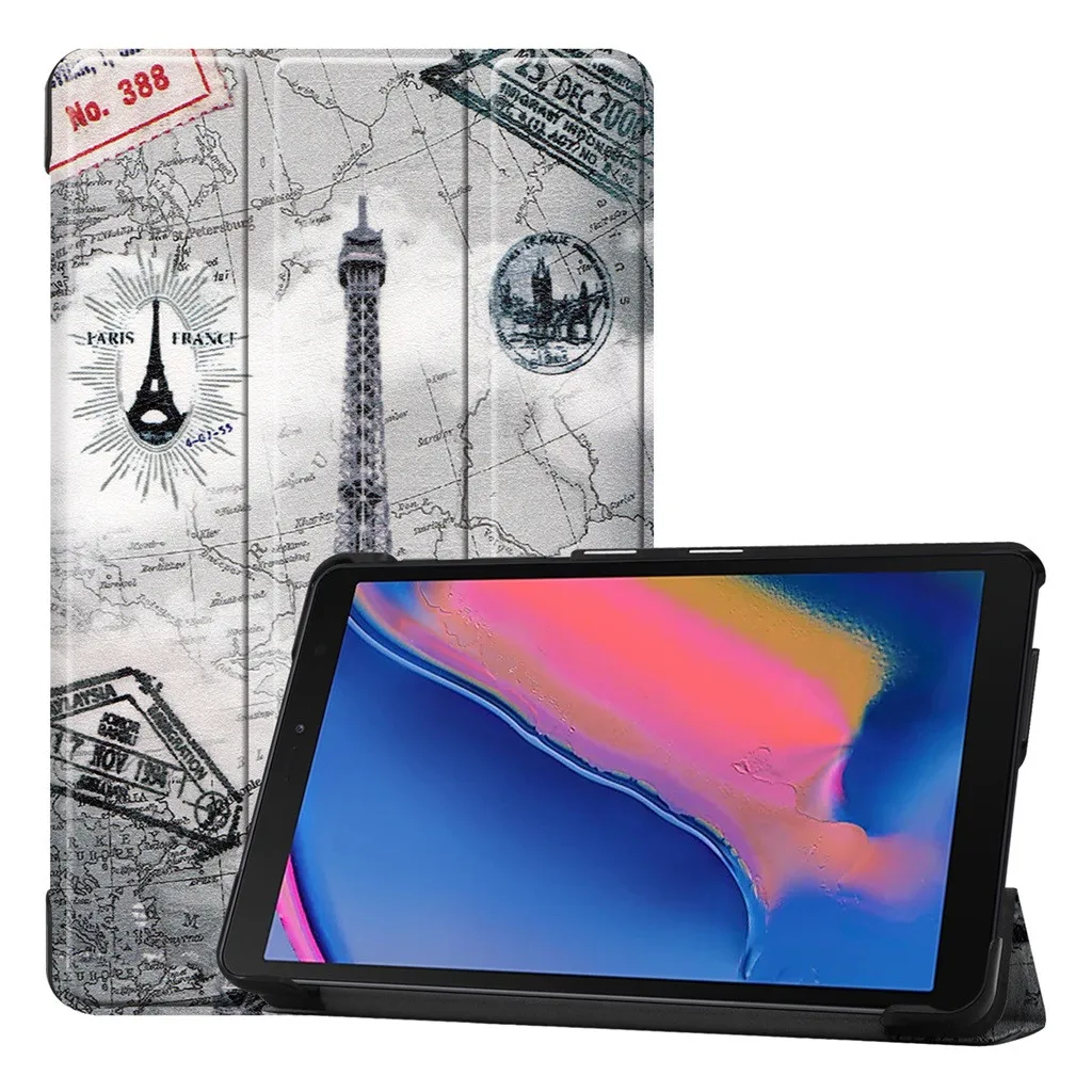 Ultra Slim Leather Stand Case Cover For Samsung Galaxy Tab A 8.0 2019 P205/P200