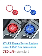 START Engine Button Replace Cover STOP Key Accessories Switch Decoration Universal For Volkswagen Golf 7 Tiguan CC Passat