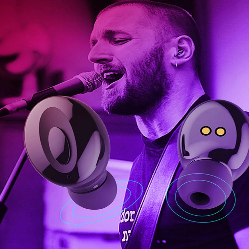 Tws Bluetooth 5.0 Earphone True Sport Wireless Earphone Ipx5 In-Ear Earbuds Stereo Bass Bluetooth Headset Mini Earpiece