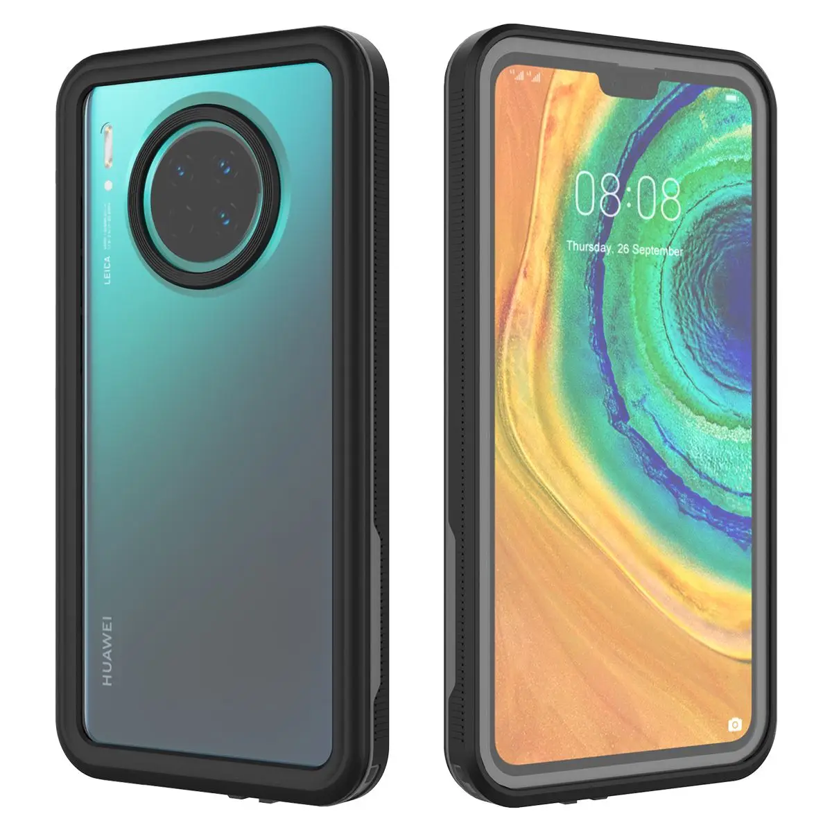 Для huawei mate 30 Водонепроницаемый чехол 360 градусов Водонепроницаемый чехол с защитой от пыли узор в горошек защитный чехол с Плавучестью Lanyar
