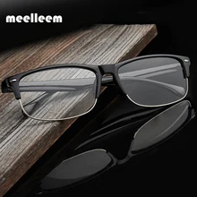 Полурамки очки для чтения унисекс Blue Ray ультралегкие пресбиопии черные очки для чтения+ 1,00+ 1,50+ 2,00+ 3,00