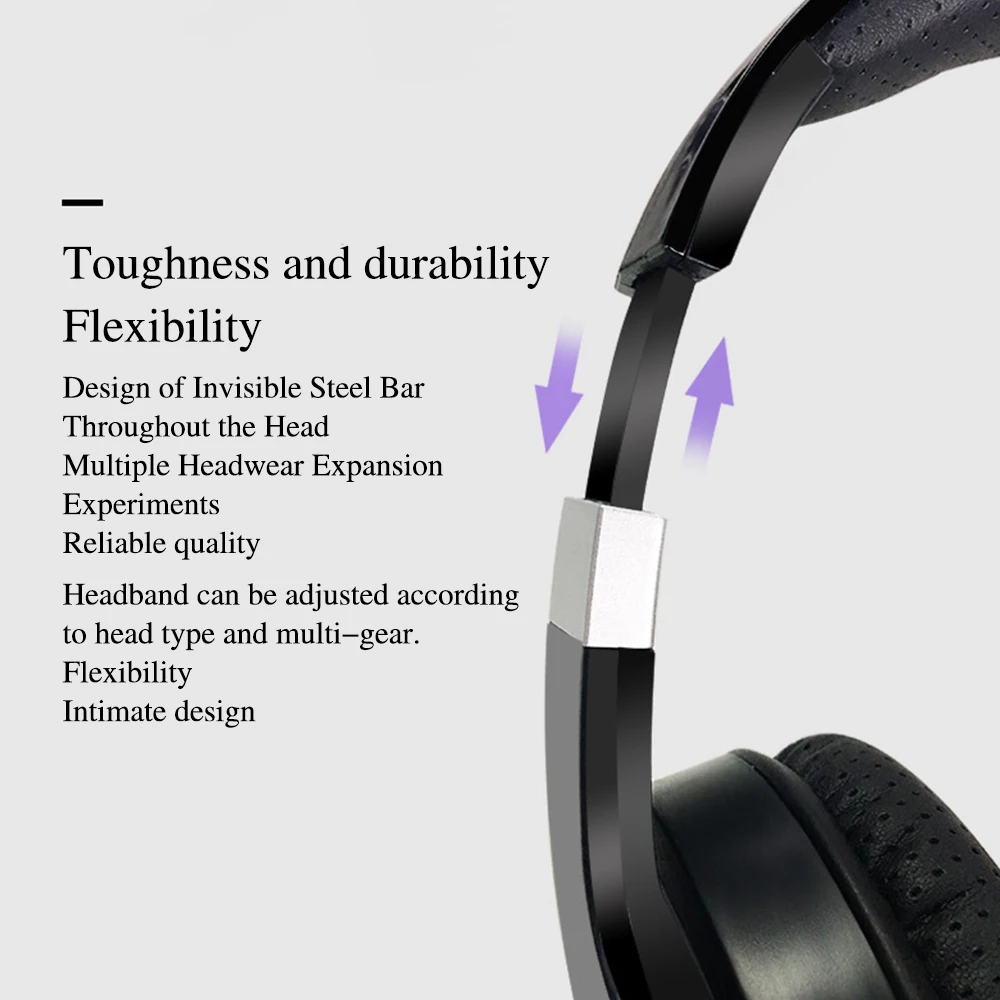E88A складные беспроводные Bluetooth наушники HIFI бас стерео Bluetooth 5,0 гарнитура Поддержка TF карта Микрофон для всех смартфонов